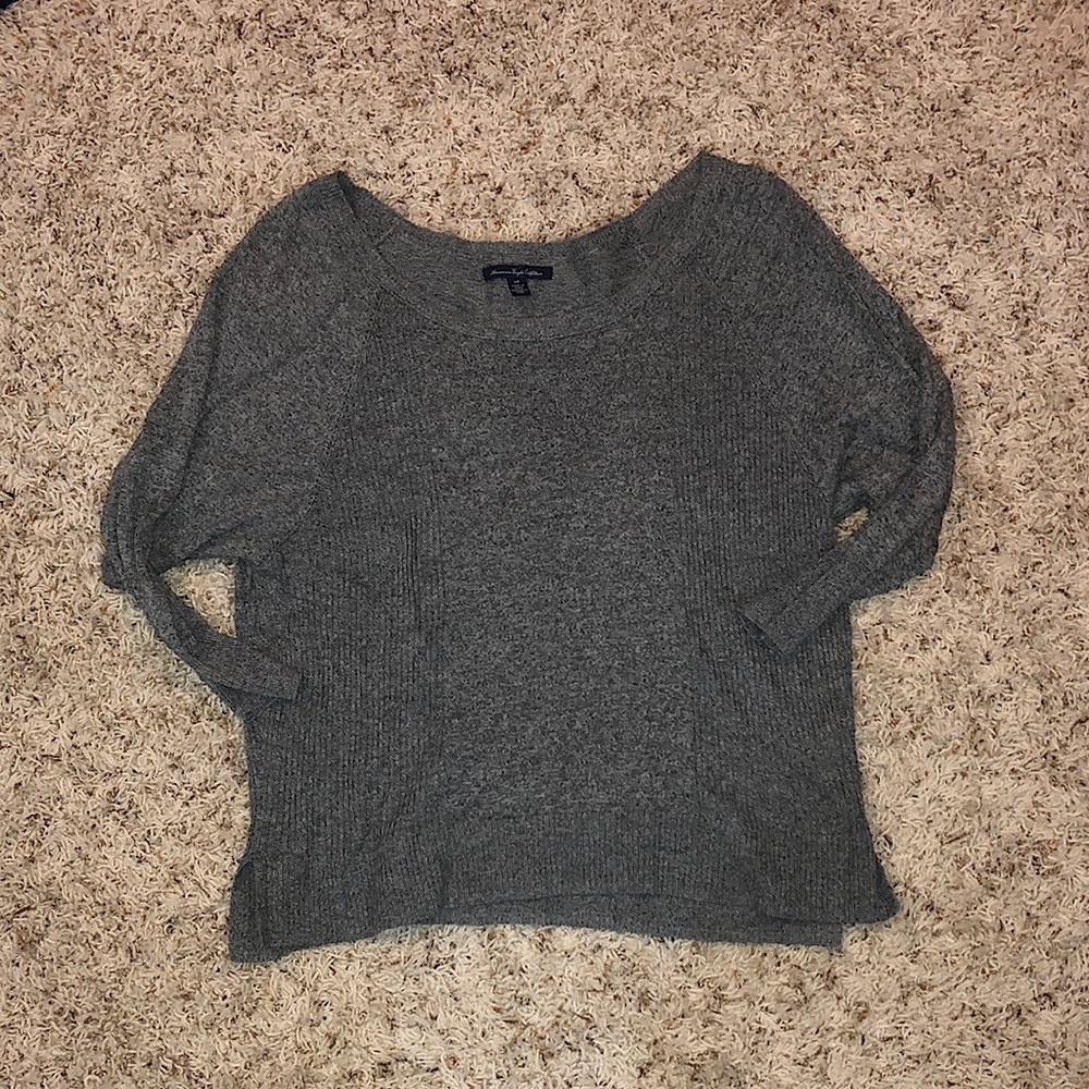 American Eagle gray sweater